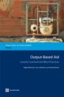 Output-Based Aid : Lessons Learned and Best Practices - Book