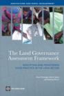 The Land Governance Assessment Framework : Identifying and Monitoring Good Practice in the Land Sector - Book