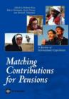 Matching Contributions for Pensions : A Review of International Experience - Book