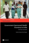 Government Sponsored Health Insurance in India : Are You Covered? - Book