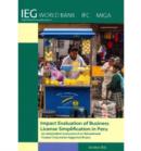 Impact Evaluation of Business License Simplification in Peru : An Independent Assessment of an International Finance Corporation-Supported Project - Book