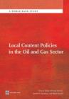 Local Content Policies in the Oil and Gas Sector - Book