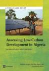 Assessing Low-Carbon Development in Nigeria : An Analysis of Four Sectors - Book