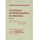 A Century of Mathematics in America, Part 3 - Book