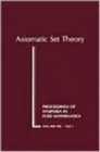 Axiomatic Set Theory, Part 1 - Book