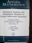 Dynamical Systems and Probabilistic Methods in Partial Differential Equations : 1994 Summer Seminar on Dynamical Systems and Probabilistic Methods for Nonlinear Waves, June 20-July 1, 1994, MSRI, Berk - Book