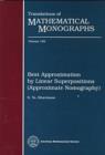 Best Approximation by Linear Superpositions (Approximate Nomography) - Book