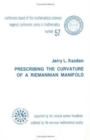 Prescribing the Curvature of a Riemannian Manifold - Book