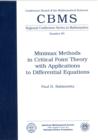 Minimax Methods in Critical Point Theory with Applications to Differential Equations Lectures : Regional Conference - Book