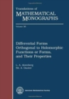 Differential Forms Orthogonal to Holomorphic Functions or Forms, and Their Properties: - Book