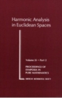 Harmonic Analysis in Euclidean Spaces - Book