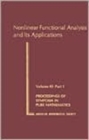 Nonlinear Functional Analysis and Its Applications - Book