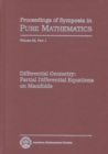 Differential Geometry, Part 1 : Partial Differential Equations on Manifolds - Book