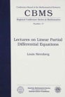 Lectures on Linear Partial Differential Equations - Book
