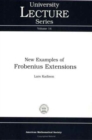 New Examples of Frobenius Extensions - Book
