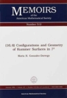 (16, 6) Configurations and Geometry of Kummer Surfaces in p3 - Book