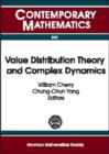 Value Distribution Theory and Complex Dynamics : Proceedings of the Special Session on Value Distribution Theory and Complex Dynamics Held at the First Joint International Meeting of the American Math - Book