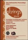 Strings 2001 : Proceedings of the Strings 2001 Conference, Tata Institute of Fundamental Research, Mumbai, India, January 5-10, 2001 - Book