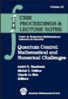 Quantum Control : Mathematical and Numerical Challenges - Book