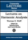 Lectures on Harmonic Analysis - Book