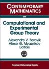 Computational and Experimental Group Theory - Book