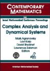 Complex Analysis and Dynamical Systems - Book