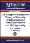 The Complete Dimension Theory of Partially Ordered Systems with Equivalence and Orthogonality - Book