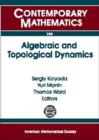 Algebraic and Topological Dynamics - Book