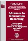 Advances in Information Recording - Book