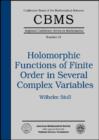 Holomorphic Functions of Finite Order in Several Complex Variables - Book