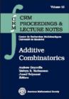 Additive Combinatorics - Book