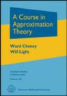 A Course in Approximation Theory - Book