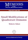 Small Modifications of Quadrature Domains - Book