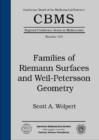 Families of Riemann Surfaces and Weil-Petersson Geometry - Book