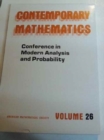 Conference on Modern Analysis and Probability - Book