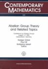 Abelian Group Theory and Related Topics - Book