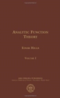 Analytic Function Theory, Volume I - Book