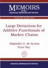Large Deviations for Additive Functionals of Markov Chains - Book