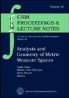 Analysis and Geometry of Metric Measure Spaces : Lecture Notes of the 50th Seminaire de Mathematiques Superieures (SMS), Montreal, 2011 - Book