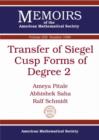 Transfer of Siegel Cusp Forms of Degree 2 - Book