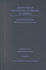 Milestones in the History of English in America - Book