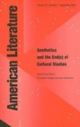 Aesthetics and the End(s) of American Cultural Studies - Book