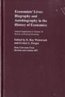 Economists Lives - Biography and Autobiography in the History of Economics - Book