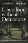 Liberalism without Democracy : Nationhood and Citizenship in Egypt, 1922-1936 - eBook