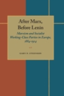 After Marx, Before Lenin : Marxism and Socialist Working-Class Parties in Europe, 1884-1914 - eBook