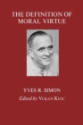 The Definition of Moral Virtue - Book