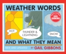 Weather Words and What They Mean (New Edition) - Book