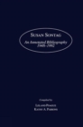Susan Sontag : An Annotated Bibliography 1948-1992 - Book