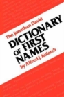 Dictionary of First Names - Book