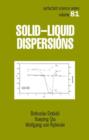 Solid - Liquid Dispersions - Book